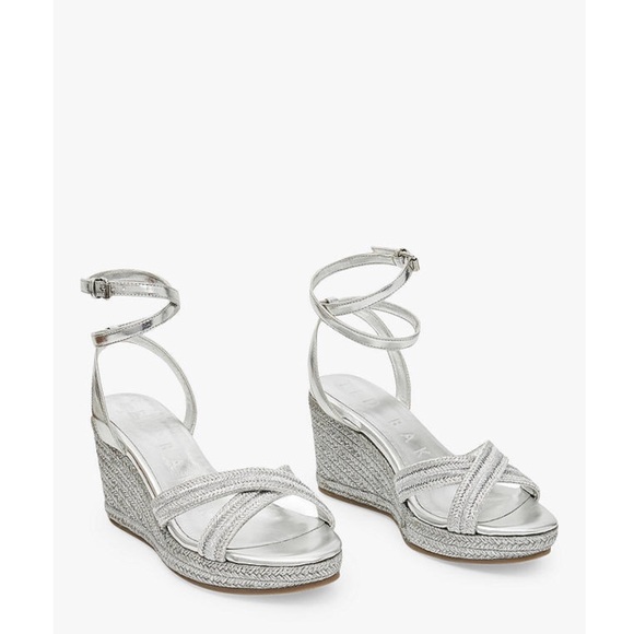 Womens Ted Baker Laelia Wedges - Silver